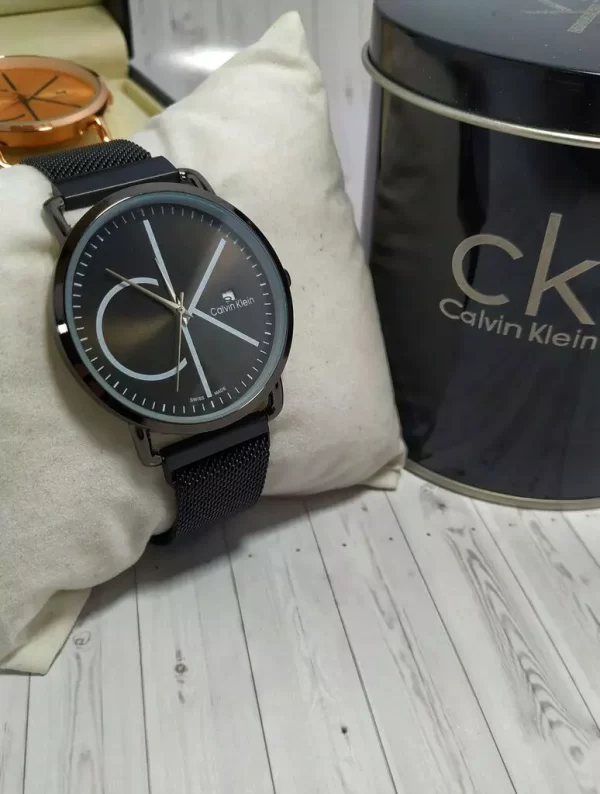 Relógio Calvin Klein Pulseira de aço Preto - Image 5